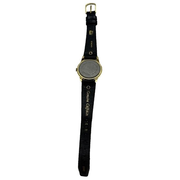 Vtg Lorus Disney World Minnie Mouse Quartz Watch V515-6080 Rotating Hands Black main image 4